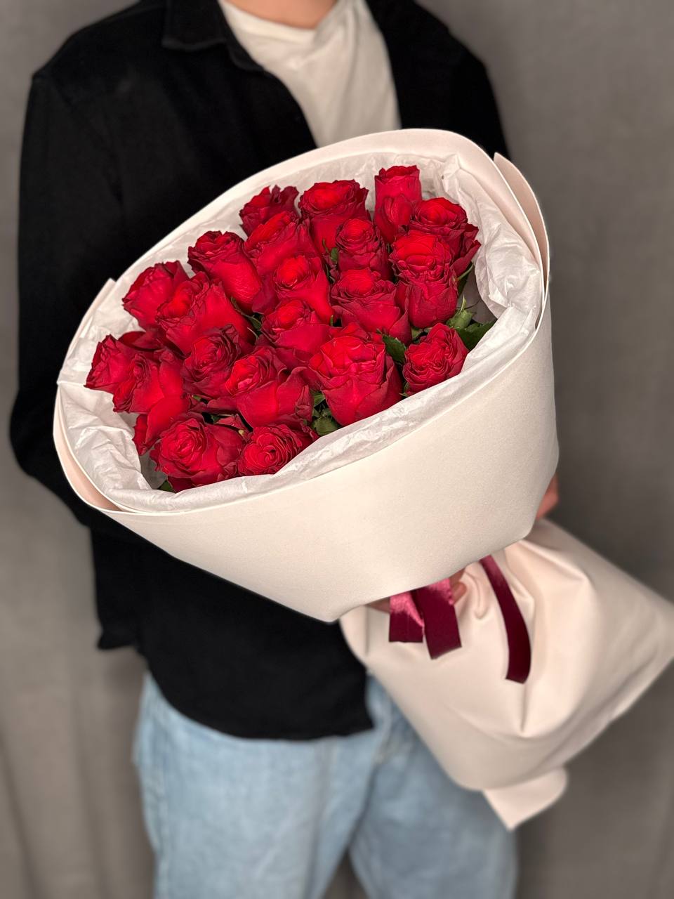 Букет из 21 розы Родос №321