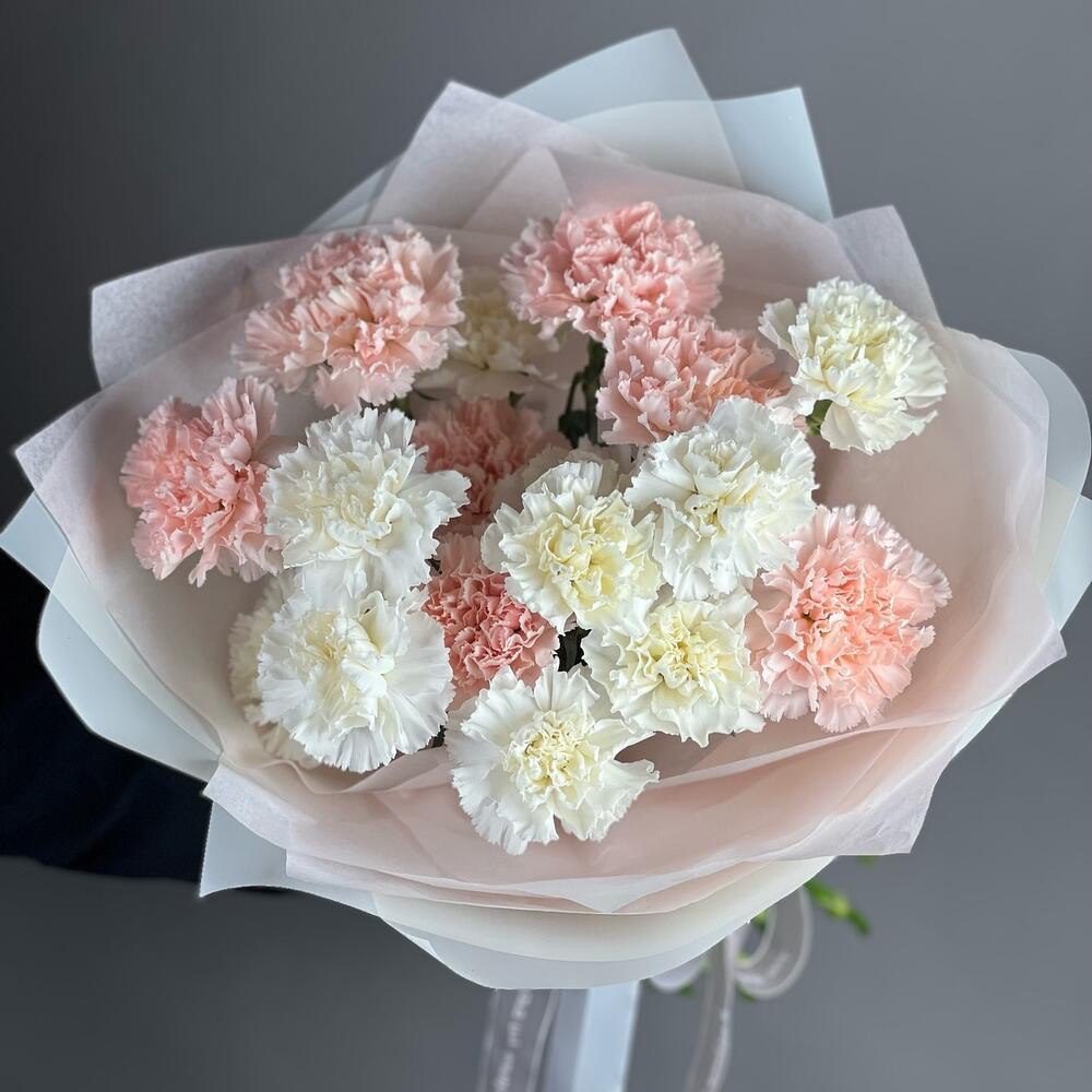 Нежные диантусы микс 21шт